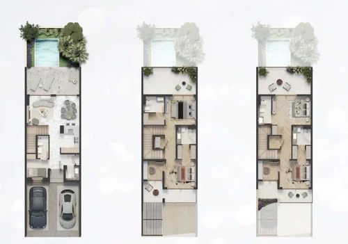4BR Townhouse Floor Plan
